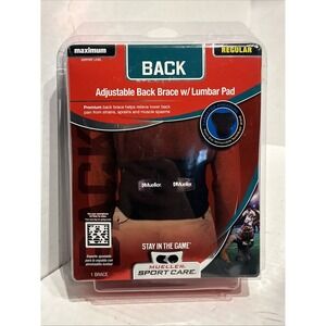 Mueller 255 Lumbar Back Brace, Regular - Black